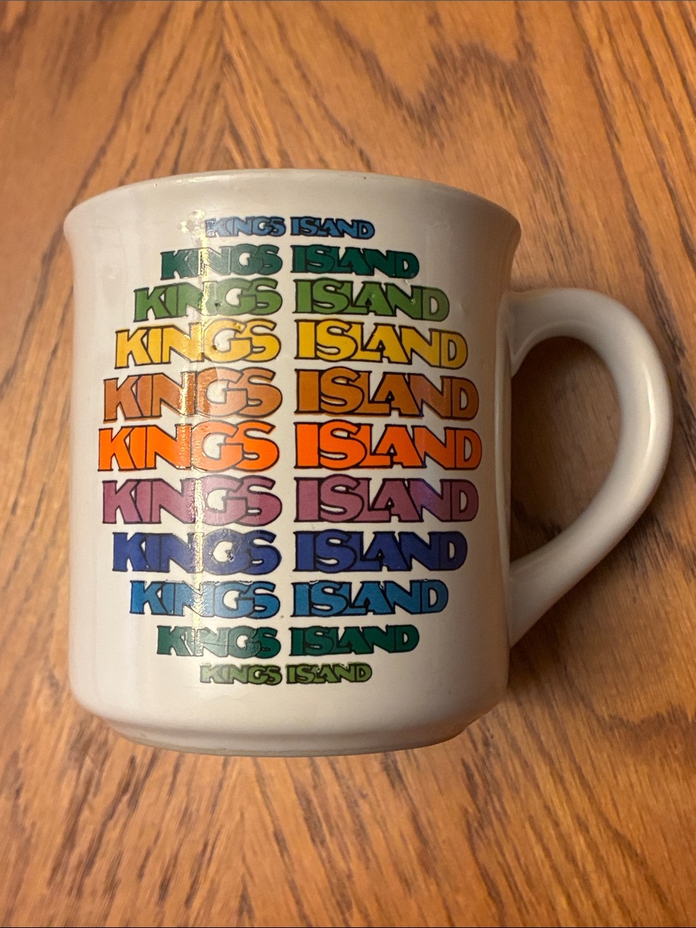 Kings Island White Ceramic Coffee Mug